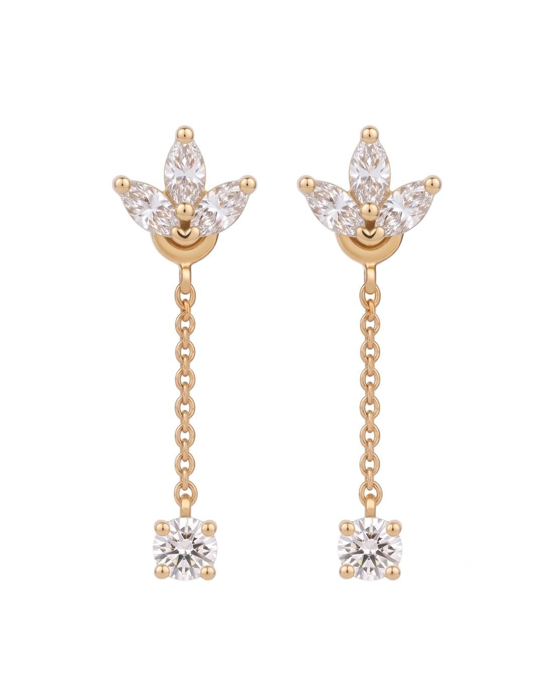 Aretes Flora - Pedra México