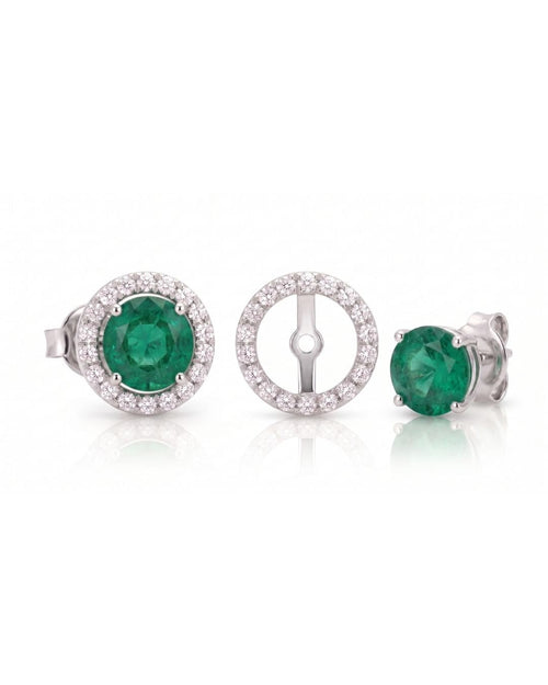Aretes Halo - Pedra México
